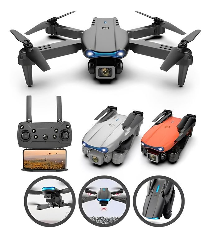 Drone Profesional E99 Pro , Doble Camara HD , Estuche y Repuesto