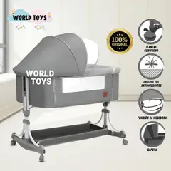 BABY - Cuna Colecho De Lujo «BAUDUIN » Gray