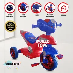 BABY - Trimoto a Pedal para Niños Musical «SERVANN» Red