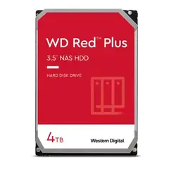 WESTER DIGITAL - Disco Duro 4 TB Western Digital Red Plus HDD SATA