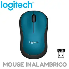 LOGITECH - MOUSE M185 INALAMBRICO AZUL