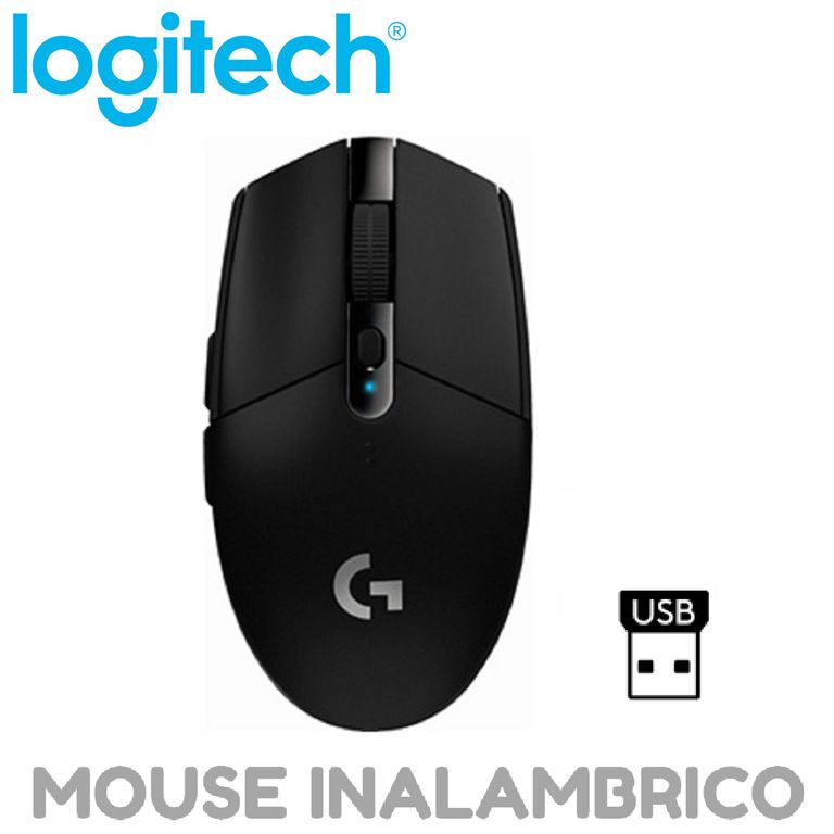 MOUSE G305 LIGTHSPEED INALAMBRICO NEGRO