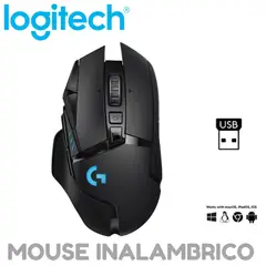 LOGITECH - MOUSE G502 LIGTHSPEED INALAMBRICO NEGRO