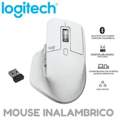 LOGITECH - MOUSE MX MASTER 3S INALAMBRICO y BLUETOOTH 8K USB-C GRIS