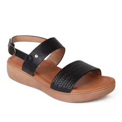 STHEF - SANDALIA MUJER CASUAL NEGRO 8000