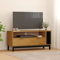 TU MESITA - Mueble para TV Antony color Haya 2 cajones