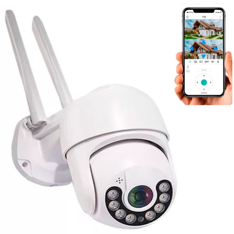 Cámara Seguridad IP Wifi Camaras para Interiores y Exteriores PTZ para el Hogar