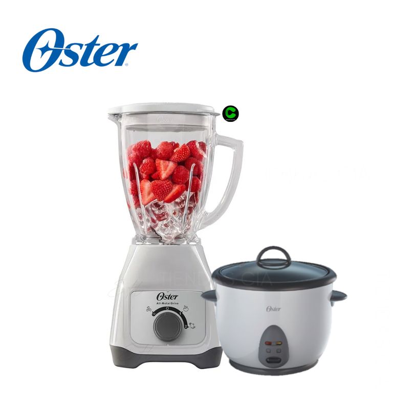 Combo Olla Arrocera CKSTRC1700W y Licuadora BLSTKAGWRD
