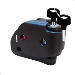 KMASTER - Candado de Disco PARA MOTO con Alarma funda Motocicleta Bicicleta