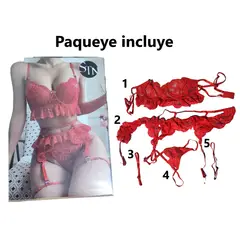 GENERICO - Conjunto Lencería de ropa interior y sostén cómodo