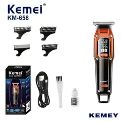 KEMEI - Máquina Cortadora de Cabello Inalámbrica Profesional KM-658