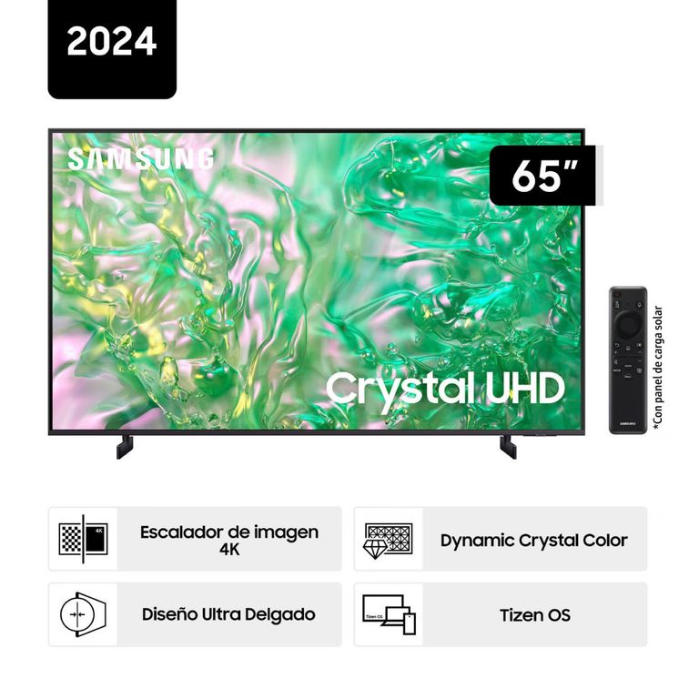 Televisor 65 UHD Crystal 4K Tizen OS Smart TV UN65DU8000