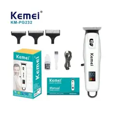 KEMEI - Kemei-cortadora de cabello inalámbrica profesional KM-PG232