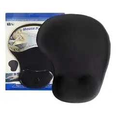GENERICO - PAD MOUSE CON ALMOHADILLA COLOR NEGRO