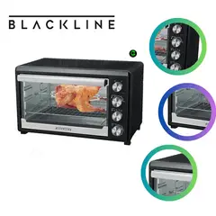 BLACKLINE - Horno Eléctrico 60 Litros GR60AR Negro