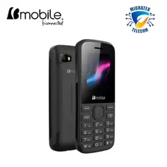 BMOBILE - Teléfono Movil W121 3G Dual SIM Radio FM - Color Negro