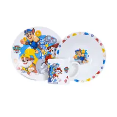 SCOOL - Vajilla infantil Ceramica 3Pz Paw Patrol 703074