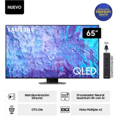 SAMSUNG - Televisor Smart TV 65 QLED 4K QN65Q80CAGXPE