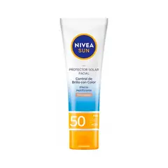 NIVEA - Protector Solar Facial Sun Control Brillo Tono Medio FPS50 50ml