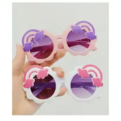 GENERICO - Lentes de Sol Niña Arcoiris PL3922 Rosado