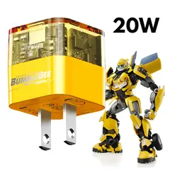 TRANSFORMERS - Cargador TF-K05 de 20W Carga Rápida USB-C y USB-A