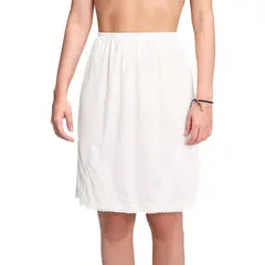 OTTOWARE - Enagua Corta Blanco para Mujer