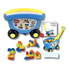 GENERICO - Carreta Celeste Playgo Bloques De Construcción 140 Pzs