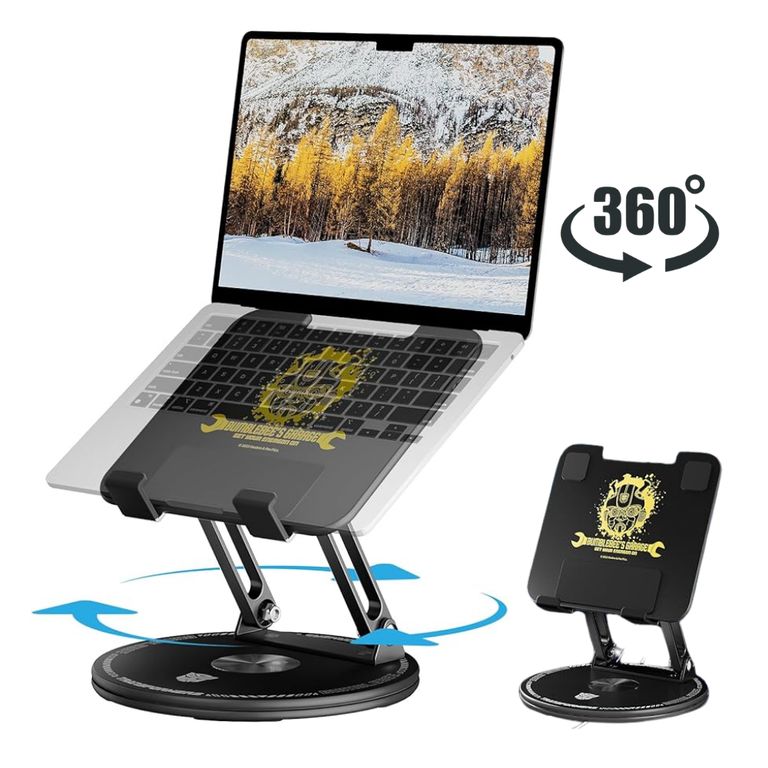 Soporte Plegable para Laptop iPad Base Giratoria TF-X02
