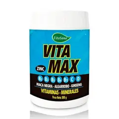FITOSANA - VitaMax Batido en Polvo - Vitaminas B C D y Zinc 300g