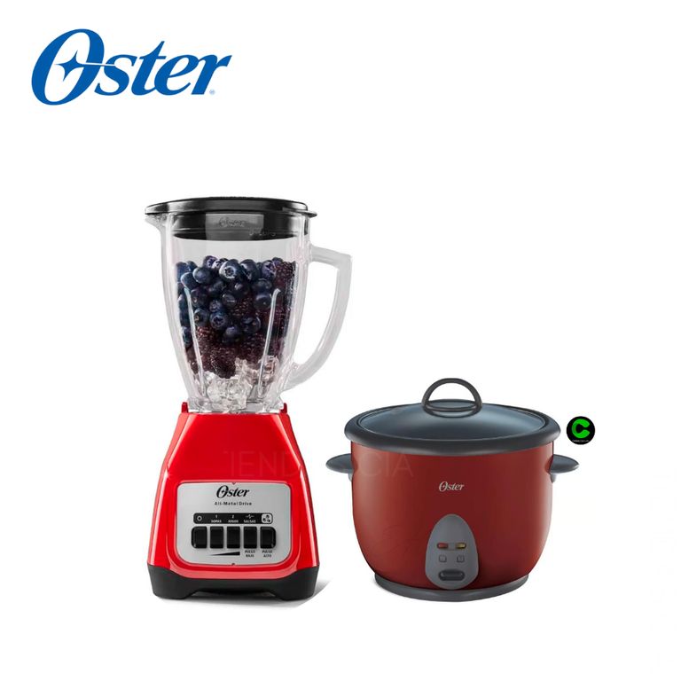 Combo licuadora BLSTKAGRPB Y Olla Arrocera CKSTRC1700R