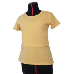 GENERICO - Polo básico de lactancia color maíz
