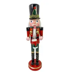 GENERICO - MUÑECO CASCANUEZ DE MADERA CON TAMBOR - NAVIDAD