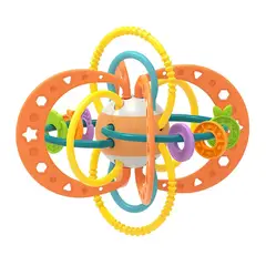 HUANGER - Mordedor Sonajero de Silicona Bola Sensorial Estimulacion