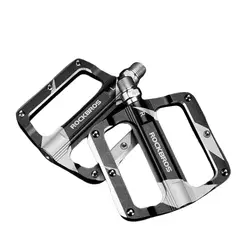 ROCKBROS - Pedal de aluminio marmoleado K306 Negro