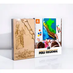 A ANUARIOS EXCLUSIVOS - Rompecabeza 3D para pintar PERU REGIONAL