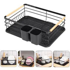 INSPIRA - Escurridor de platos y cubiertos con charola antigoteo