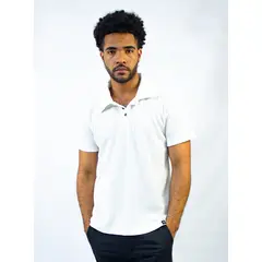 DM DEXMEN - Polo Dexmen Wafer Camisa Corta Blanco
