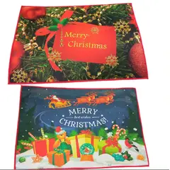 GENERICO - ALFOMBRA NAVIDEÑA PARA ENTRADA 60x40CM