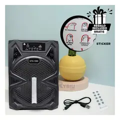 RYBIU IMPORT - Bocina Versatil Micronics Killer Mic Negro Y+Gift Stickers