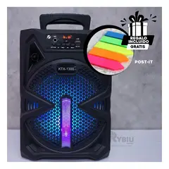 RYBIU IMPORT - Altavoz Regular Micronics en Negro Y+Post-it Adhesivos