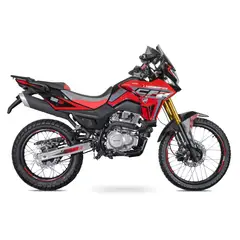 SSENDA - MotoTodo Terreno Duro 250 CFR Negro/Rojo