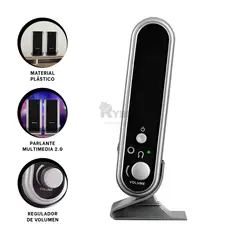 RYBIU IMPORT - Altavoz Micronics MIC S320 en Negro Y+Banderitas Adhesivas