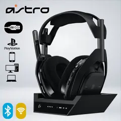 ASTRO - AUDIFONO GAMER A50 X LIGHTSPEED BLUETOOTH + BASE XBOX PS5 PC