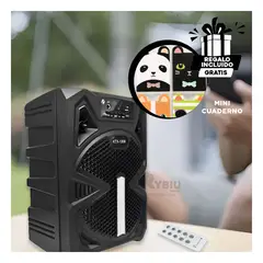 RYBIU IMPORT - Bocina Bueno Micronics Killer Negro Y+Envoltorio de Regalo