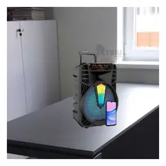 RYBIU IMPORT - Parlante Potente y Versátil de 15 Pulgadas Y+Regalo Agendita