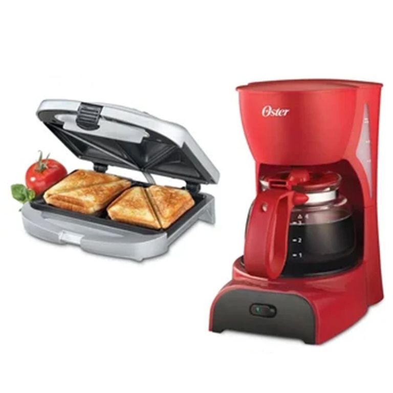 Combo Cafetera Bvstdcd5r5 + Sandwichera imaco Ist101 2 panes