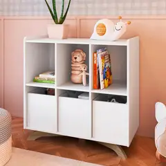 NACION MUEBLES - Juguetero Carmine Color Blanco