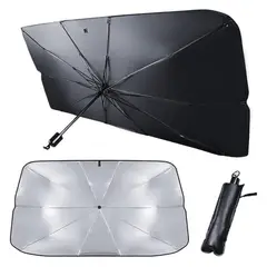 GENERICO - TAPASOLPARASOL PLEGABLE PARA AUTO TIPO SOMBRILLA