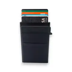 GENERICO - Cardholder modelo Slim - Black - Tecnología RFID