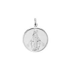 SANTORAL - Dije Virgen de la Medalla Milagrosa 24mm - Plata